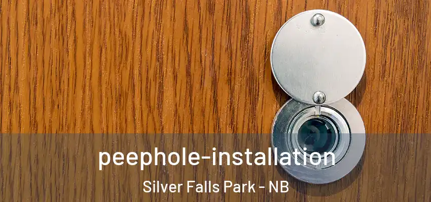 peephole-installation Silver Falls Park - NB